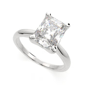Juliana Radiant Cut Classic Solitaire Engagement Ring Setting - Nivetta